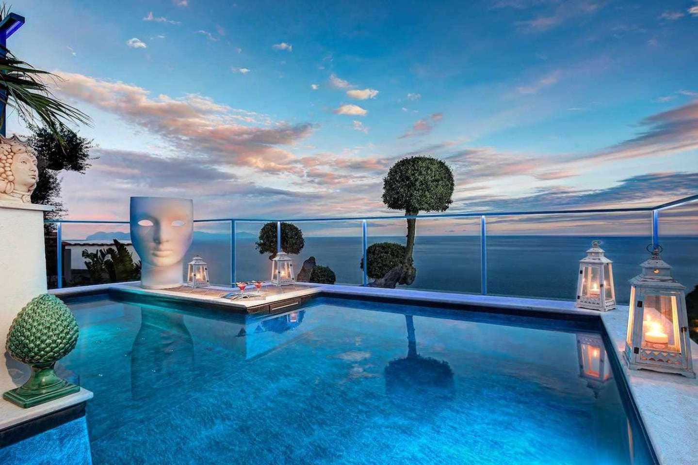 Villa Islamorada Pool And Sea View Massa Lubrense Exteriér fotografie